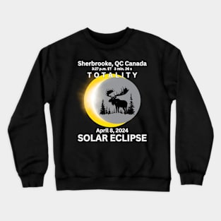 Solar Eclipse 2024 Canada Crewneck Sweatshirt